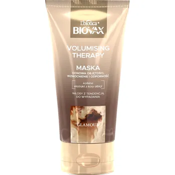 Vlasová regenerace L'biotica Biovax Glamour Voluminising Therapy maska na vlasy 150 ml