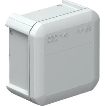 Elektroinstalační krabice Krabice T 40 OE 90x90x52 2007 223 OBO BETTERMANN Praha 39-04-289-03223