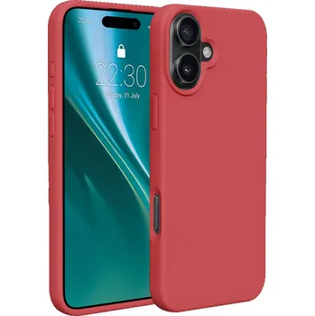 Pouzdro na mobilní telefon Silikonový obal Etteri pro iPhone 16 6,1" malina