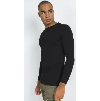 Pánské pyžamo Černá pánská termální mikina