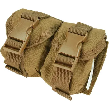 Airsoft Sumka MOLLE na dva granáty COYOTE BROWN (Sumka MOLLE na dva granáty COYOTE BROWN)