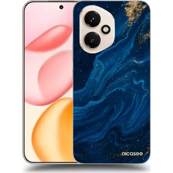 Pouzdro na mobilní telefon Picasee silikonový černý obal pro Honor 400 5G - Blue