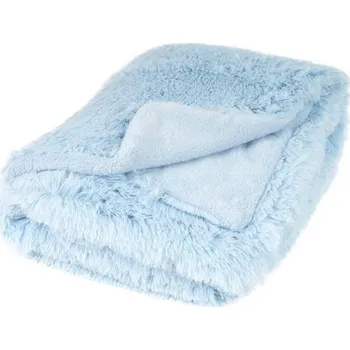 Pelíšek pro psa Deka O´LALA PETS Soft dvouvrstvá modrá 200x155cm