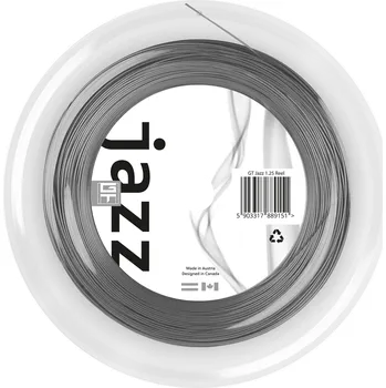 Struna na výplet tenisové rakety Tenisový výplet GT Jazz - silver (200 m) Stříbrný (1.25 mm)