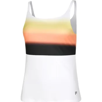 Dámský tenisový top Fila Austarlian Open Willow Tank Top - white/sunset Bílý (L)