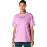 Dámské tričko Asics Logo Fialový (XL)