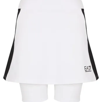 Dámská sukně Dámská tenisová sukně EA7 Woman Jersey - white Bílý (M)