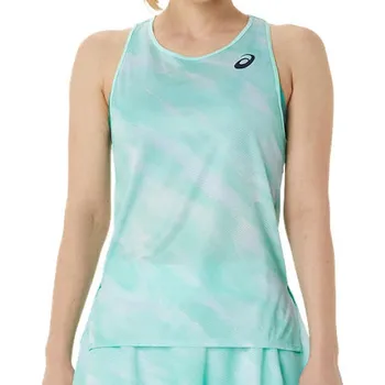 Dámský tenisový top Asics Match Graphic Tank W - fresh ice Mátový (XL)