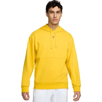 Pánská mikina Pánská tenisová mikina Nike Court Fleece - vivid sulfur Žlutý (XXL)