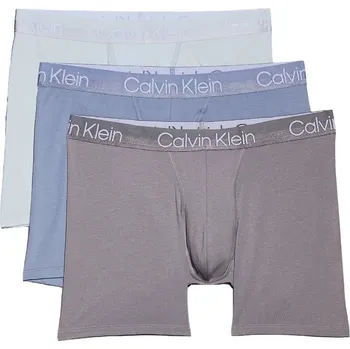 Pánské boxerky Calvin Klein Briefs Modern Structure 3P Vícebarevný (M)
