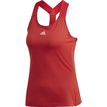 Dámský tenisový top Adidas W Y-Tank - legacy red/haze coral Červený (XS)