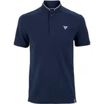 Pánské tenisové polo tričko Tecnifibre Pique 22 - marine Modrý (S)