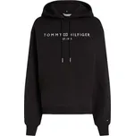 Dámská tenisová mikina Tommy Hilfiger Modern Regular Corp Logo Černý (S)