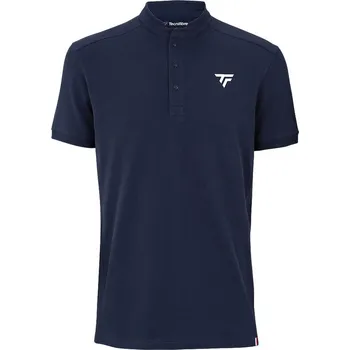 Pánské tričko Pánské tenisové polo tričko Tecnifibre Pique 2024 Modrý (S)
