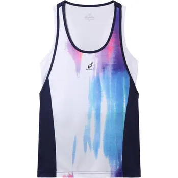 Dámský tenisový top Australian Blaze Ace Tank - blu cosmo Vícebarevný, Modrý (XS)