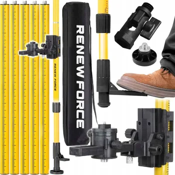 Stativ Renew Force 420 cm s adaptérem pro úkosy, nastavitelný, hliníkový