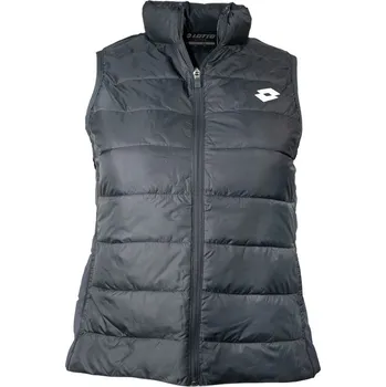 Dámská vesta Dámská tenisová vesta Lotto Running II Gilet Pad - ebony Černý (M)
