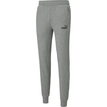 Pánské tenisové tepláky Puma ESS Slim TR - medium grey heather Šedý (XL)