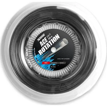 Struna na výplet tenisové rakety Tenisový výplet Topspin Ace Rotation (200m) - dark grey Šedý (1.27 mm)