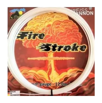 Struna na výplet tenisové rakety Tenisový výplet Weiss Cannon Fire Stroke (12 m) - white Bílý (1.20 mm)
