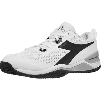 Dámská běžecká obuv Dámská obuv Diadora Speed Blueshield 4 W Clay - white/black Bílý (38)