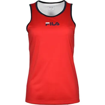Dámský tenisový top Fila Top Amber W - fila red Červený (XS)