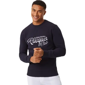 Pánská mikina Pánská tenisová mikina Björn Borg Ace Crew - night sky Modrý (L)