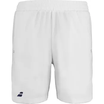 Pánské oblečení Pánské tenisové kraťasy Babolat Play Short Men - white/white Bílý (L)