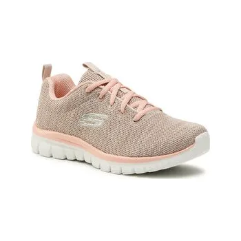 Dámské tenisky Sneakersy Skechers Twisted Fortune 12614/NTCL Béžová 35
