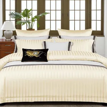 Povlečení Saténové povlečení KELLER ECRU 3-dílná sada 140x200 cm