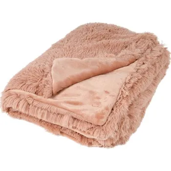 Pelíšek pro psa Deka O´LALA PETS Soft dvouvrstvá starorůžová 200x155cm