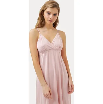 Dámské oblečení Luisa Moretti Dámská bambusová košilka JESSICA. Barva: Růžová, Velikost: L