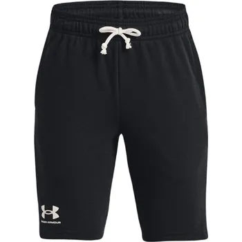Chlapecké kraťasy Chlapecké kraťasy Under Armour Boys' UA Rival Terry - black/mod gray Černý (M)