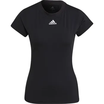 Dámské tričko Dámské tričko Adidas Primegreen Aeroready Freelift Tee W Černý (XS)