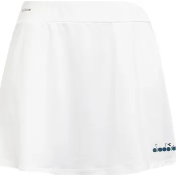 Dámská sukně Dámská tenisová sukně Diadora L. Skirt Icon - optical white Bílý (M)