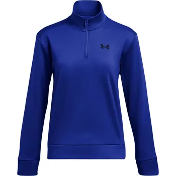 Dámská mikina Dámská tenisová mikina Under Armour Women's Armour Fleece QZ - blue Modrý (XS)