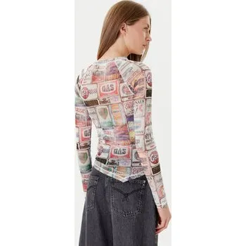 Dámská halenka Guess Halenka W5YP43 KBBF2 Barevná Slim Fit M