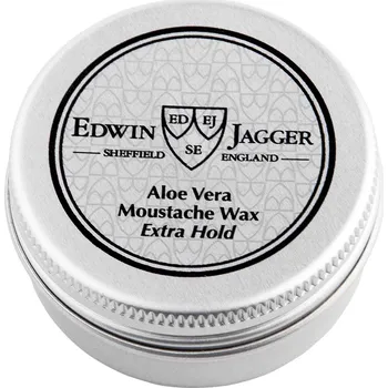 Péče o vousy Edwin Jagger Aloe Vera Extra Hold vosk na knír 15 ml