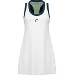Dámské tenisové šaty Head Play Tech - white/celery green Bílý (S)