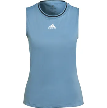 Dámský tenisový top Adidas Match Tank Top W - hazy blue/white Modrý (XS)