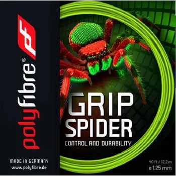 Struna na výplet tenisové rakety Tenisový výplet Polyfibre Grip Spider (12,2 m) Zelený (1.15 mm)