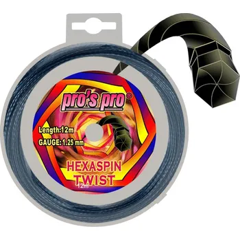 Tenis Tenisový výplet Pro's Pro Hexaspin Twist (12 m) (1.30 mm)