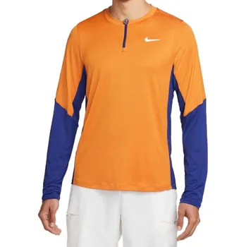 Pánské tenisové tričko Nike Dri-Fit Adventage Camisa M - light curry/deep royal blue/white Žlutý (XXL)