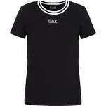Dámské tričko EA7 Woman Jersey - black Černý (XS)