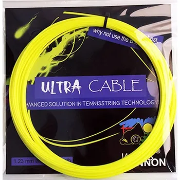 Struna na výplet tenisové rakety Tenisový výplet Weiss Cannon Ultra Cable (12 m) - yellow Žlutý (1.23 mm)