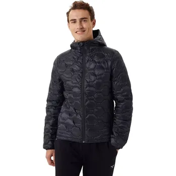 Pánská tenisová bunda Björn Borg Liner Hooded Down Černý (XL)