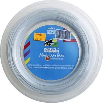Struna na výplet tenisové rakety Tenisový výplet Weiss Cannon Mosquito bite (200 m) - white Bílý (1.16 mm)