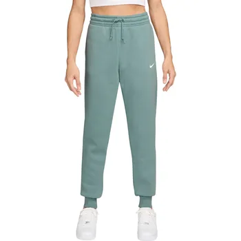 Dámské tenisové tepláky Nike Sportswear Phoenix Fleece - cannon/sail Zelený (S)