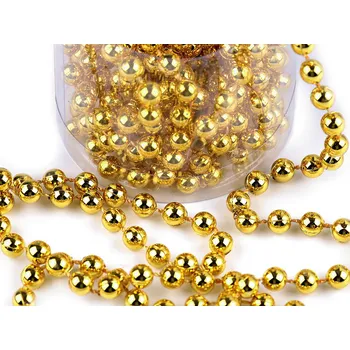 Vánoční dekorace Perlový řetěz Ø6 mm vánoční