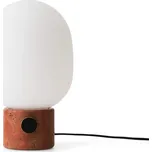 Audo Copenhagen Stolní lampa JWDA, red travertine